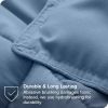 King/Cal King Size All Season Super Soft Down Alternative Comforter Set Blue