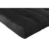 Full size 6-inch Thick Futon Mattress in Black