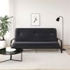 Full size 6-inch Thick Futon Mattress in Black