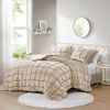 Full/Queen Beige Velvety Soft Down Alternative Comforter Set