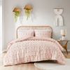 King / Cal King 3-Piece Pink Pompom Microfiber Comforter Set