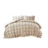 King Beige Velvety Soft Down Alternative Comforter Set