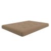 Full size 6-inch Thick Innerspring Futon Mattress in Tan