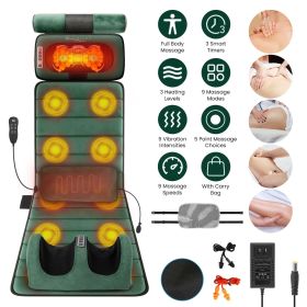 Full Body Massage Pad with Separable Shiatsu Neck & Foot Massagers
