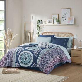 Twin XL Boho Comforter Set with Bed Sheets